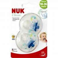 Sucettes 18-36 mois silicone Nuk