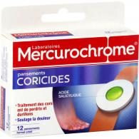 Pansements Coricides Mercurochrome