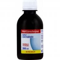 Eau oxygénée Mercurochrome