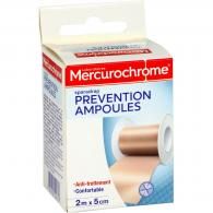 Sparadrap prévention ampoules Mercurochrome