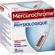 Sérum physiologique hygiène oculaire et nasale Mercurochrome