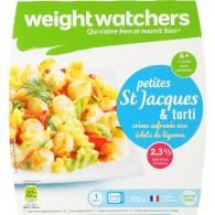 Plat cuisiné St Jacques Torti Weight Watchers