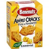 Biscuits apéritif crackers emmental Bénénuts