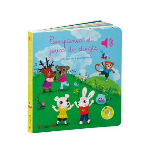 Livre sonore Comptines et jeux de doigts