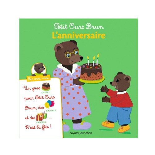 Livre L’anniversaire Petit Ours Brun lecture à 2 voix