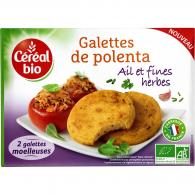 Galettes polenta ail fines herbes Céréal