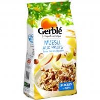 Céréales muesli aux fruits s/sucres ajoutés Gerblé