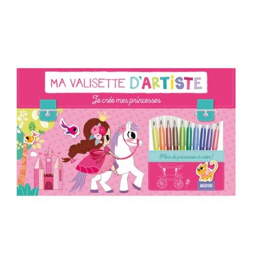 Livre Ma valisette d’artiste Je crée mes princesses