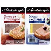 Pâté terrine campagne/mousse canard Madrange