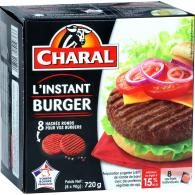 Steaks hachés ronds pour Burger Charal