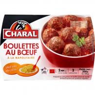 Plat cuisiné boulettes napolitaine Charal