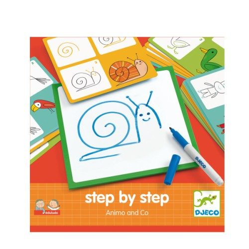 Jeux de dessin step by step les animaux