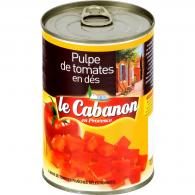 Pulpe de tomates en dés Le Cabanon