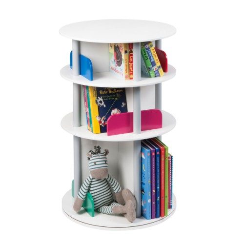 Tour de rangement pivotante Multicolore