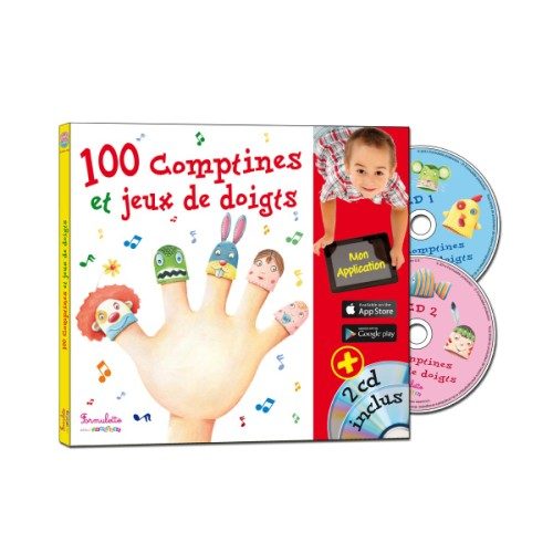Livre-CD 100 comptines et jeux de doigts