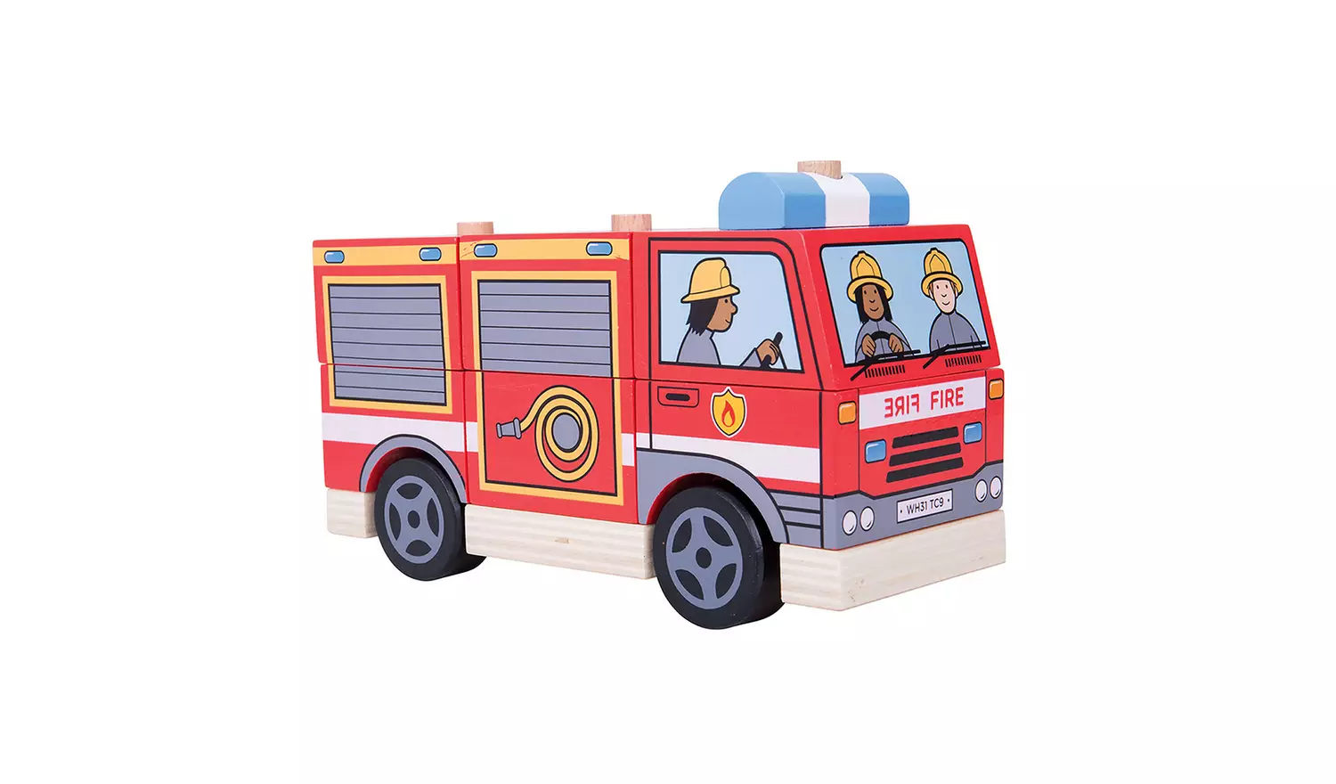 Baby Bigjigs Stacking Fire Engine