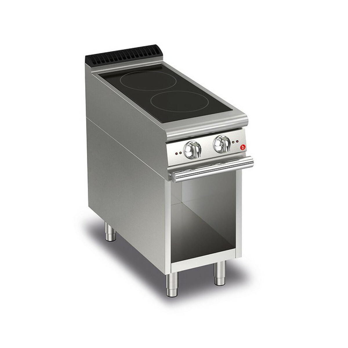 Fourneau sur meuble – Induction 4 zones sur placard neutre – P 700 – 14 kW – Baron