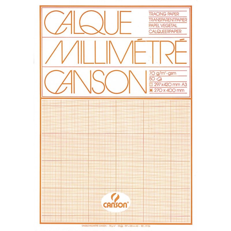 Calque millimétré – Canson
