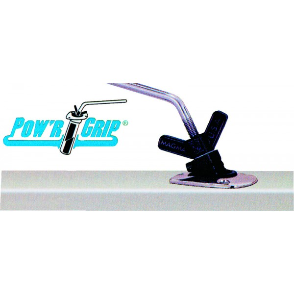 Fixation inox porte-cannes pour barbecue Magma