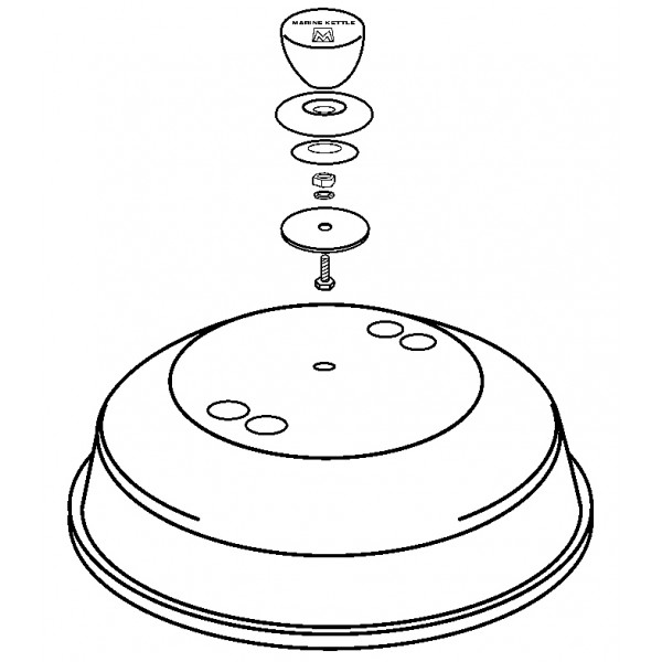 Couvercle complet Magma pour barbecue Kettle