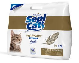 Litière Sépi Cat Ultra légère “Extra Fresh” – 16L