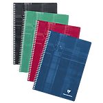 Cahier double spirale – Clairefontaine – 21 x 29,7 cm – petits carreaux – 180 pages