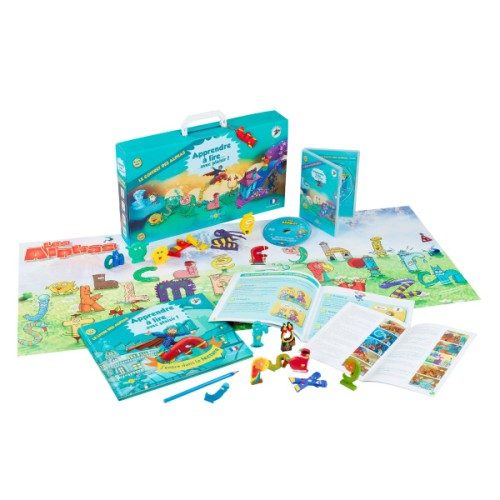 Coffret livre + 28 figurines des Alphas + DVD + CD du conte + poster géant des Alphas