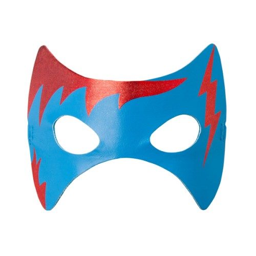 Masque Super Boy Héros Bleu