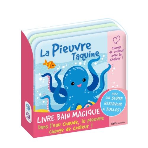 Livre de bain magique La pieuvre taquine