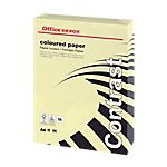 Papier couleur Office Depot A4 80 g/m² Jaune Contrast – 500 feuilles/Ramette