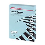 Ramette de papier couleur bleu pastel de 250 feuilles – Office Depot – A4 – 160g/m²