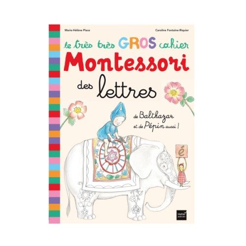 Le très très gros cahier des lettres Montessori de Balthazar