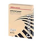 Ramette de papier couleur saumon pastel de 250 feuilles – Office Depot – A4 – 160g/m²