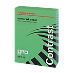 Ramette de papier couleur verte teinte intense de 250 feuilles – Office Depot – A4 – 160g/m²