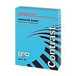 Papier couleur Office Depot A4 80 g/m² Bleu Contrast – 500 feuilles/Ramette