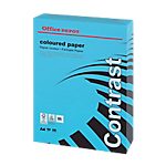 Ramette de papier couleur bleue teinte intense de 250 feuilles – Office Depot – A4 – 160g/m²