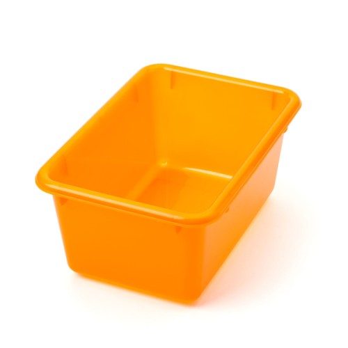 Bac en plastique orange