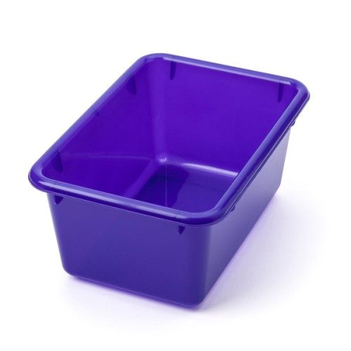 Bac en plastique violet