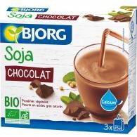 Boisson végétale soja chocolat Bjorg