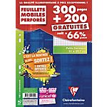 500 Feuillets mobiles – Clairefontaine – A4 – Petits Carreaux