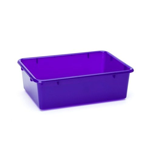Grand bac en plastique violet