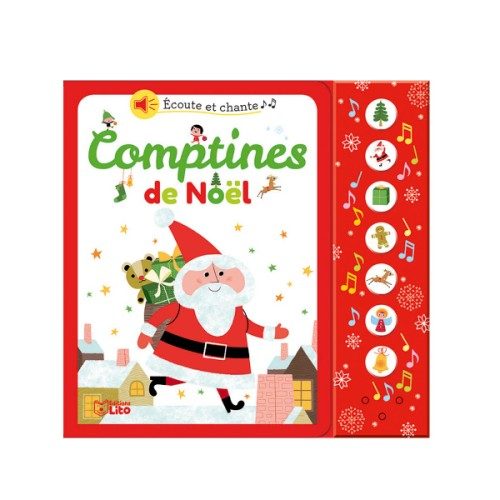 Livre sonore Ecoute et chante comptines de Noël