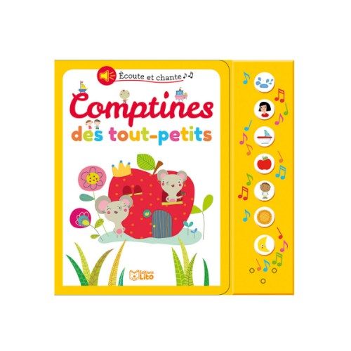 Livre sonore Ecoute et chante Comptines des tout-petits