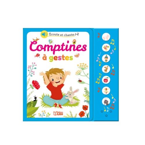 Livre sonore Ecoute et chante Comptines à gestes