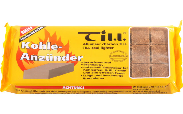 Till allume-barbecue bois / cire 24 pièces