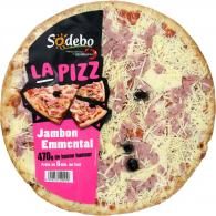 Pizzas jambon emmental Sodebo