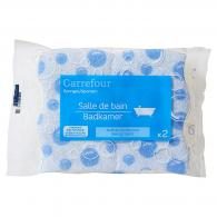 Eponges de salle de bain Carrefour