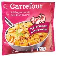 Plat cuisiné poêlée gourmande paysanne Carrefour