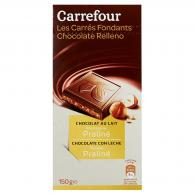 Chocolat au lait fourrage au praliné Carrefour