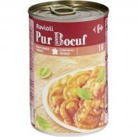 Plat cuisiné ravioli pur bœuf Carrefour